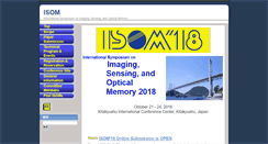 Desktop Screenshot of isom.jp